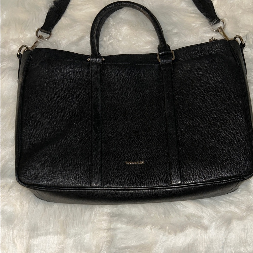 Coach Black Leather Handbag
